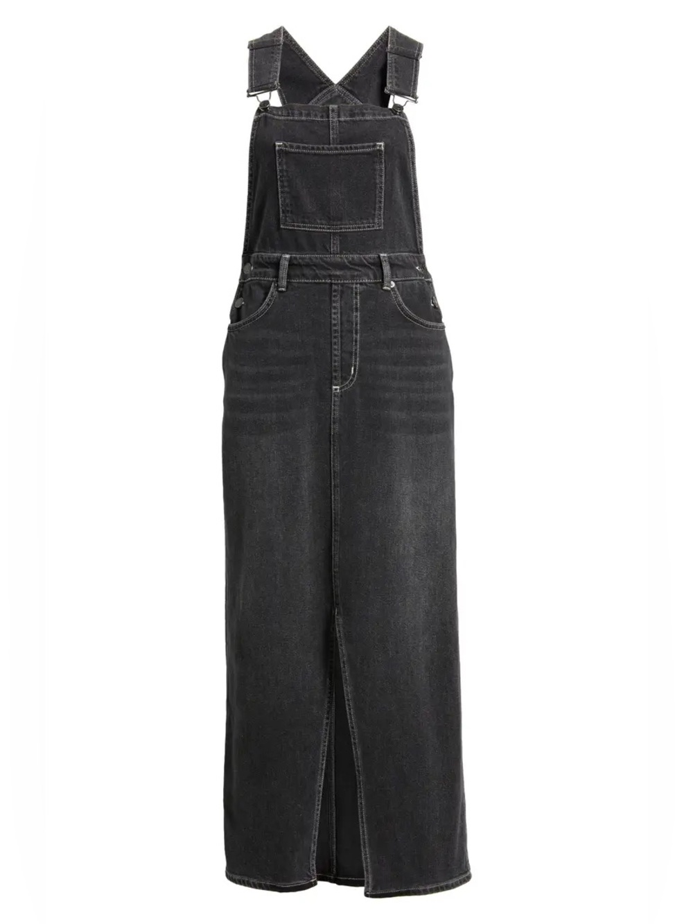 Rails Westlake Maxi Overall Dress - black sand